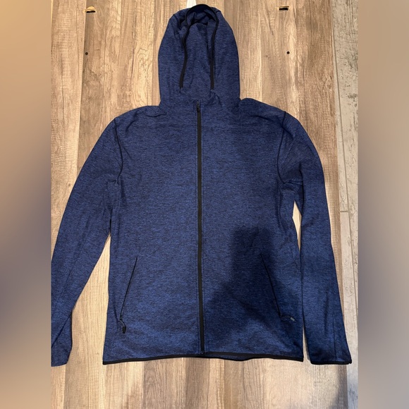 lululemon athletica Other - LULULEMON Men’s Large Surge Warm Full
Zip Jacket Hoodie Navy Blue